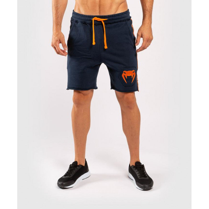 Cutback 2.0 Cotton Shorts-Navy Blue/Orange